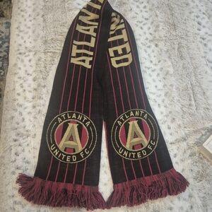 Atlanta United FC Black and Red Scarf